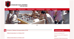 Desktop Screenshot of colegio-sanandres.cl